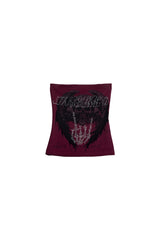 Skull Graphic Tube Top