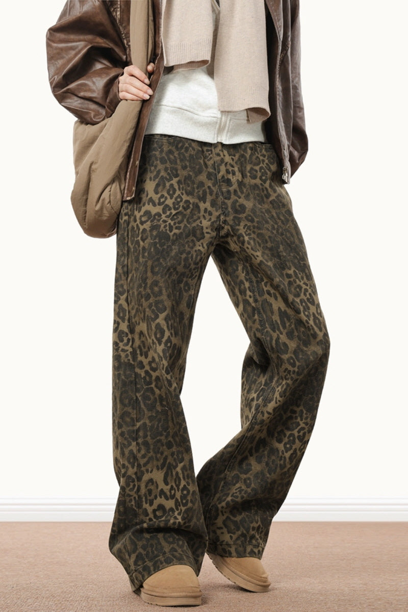 Feral Motion Leopard Wide Pants