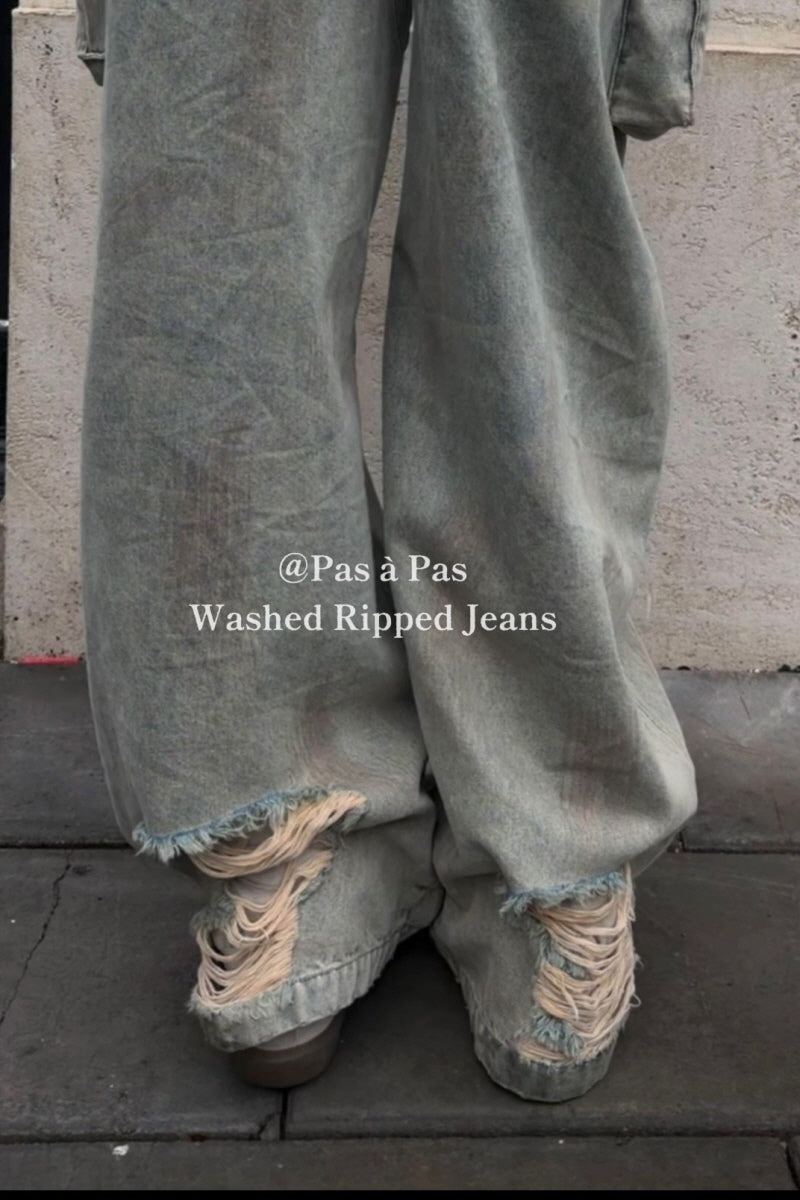 Dustfall Ripped Cargo Pants