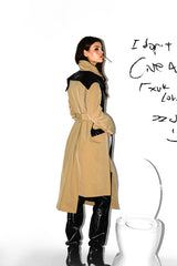 Dual Realm Asymmetrical Trench Coat