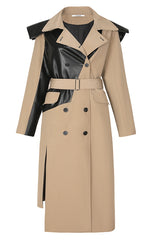 Dual Realm Asymmetrical Trench Coat