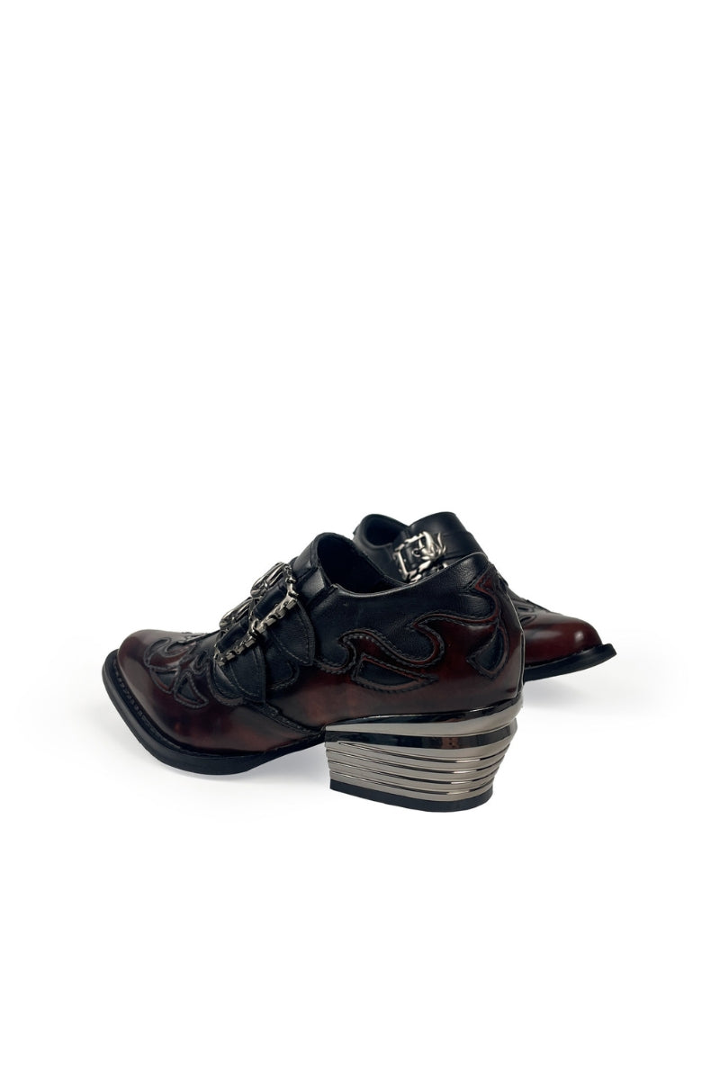 Crimson Reaper Buckle Loafers