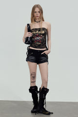 Camo Graphic Tube Top