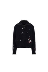 Night Signal Knit Zip Jacket