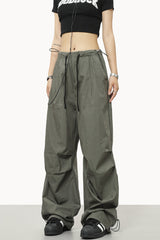 Urban Glide Adjustable Wide Pants - ArmyGreen