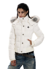 Frostbound Luxe Hooded Puffer Jacket