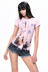 Portrait Graphic Slim T-Shirt