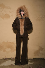 Faux Fur Trimmed Warmth Jacket