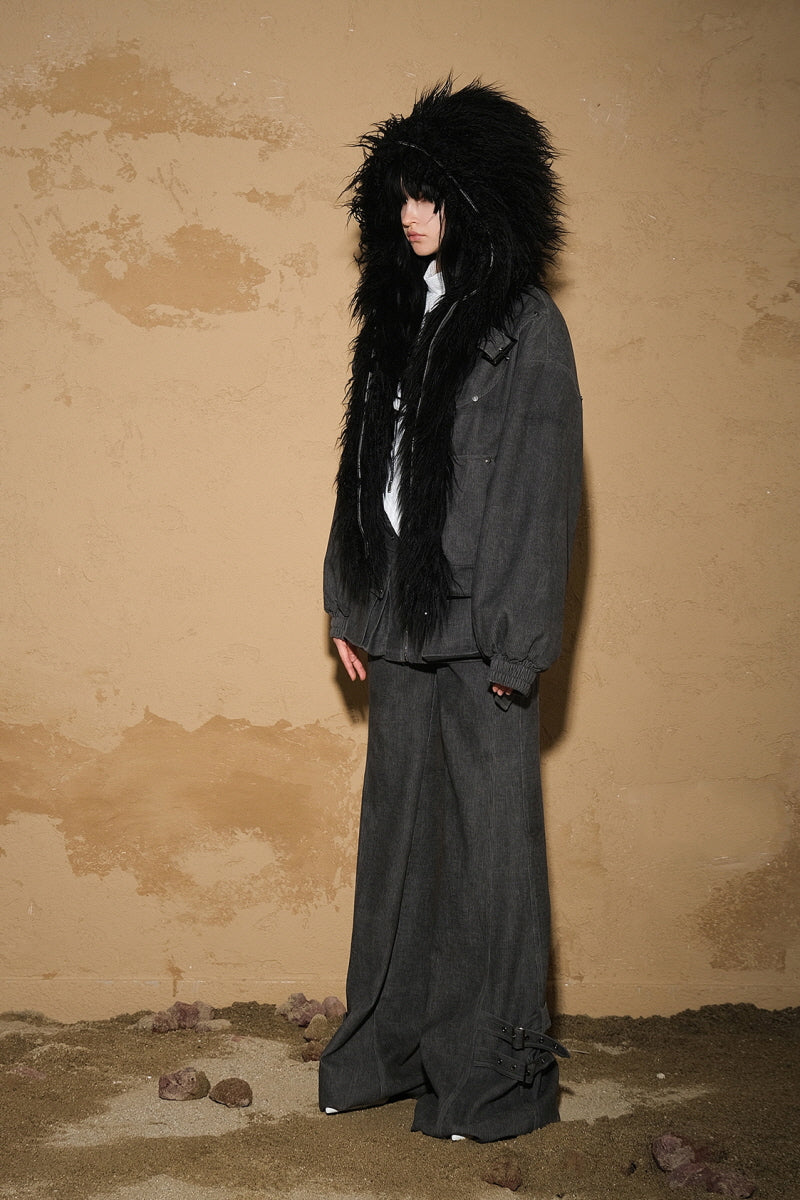 Arctic Edge Faux Fur Hooded Jacket