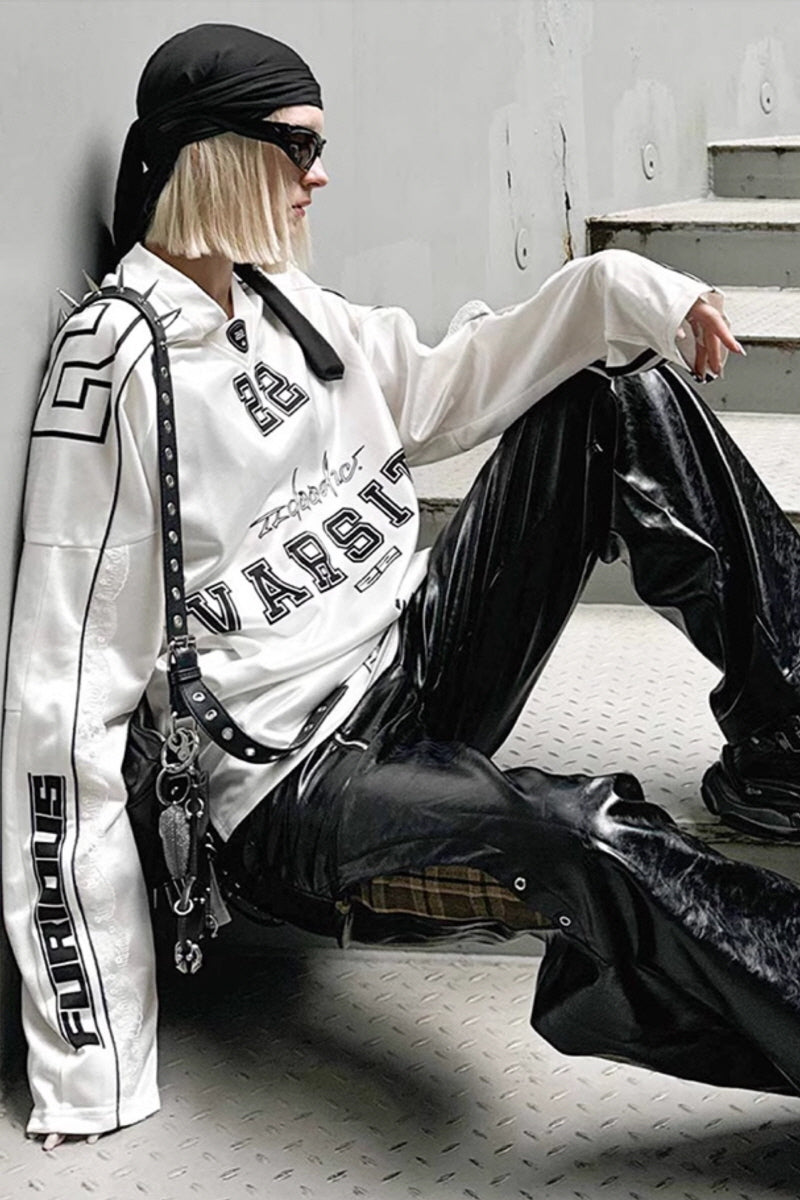 Varsity Spirit Oversized Long-Sleeve Jersey