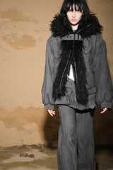 Arctic Edge Faux Fur Hooded Jacket