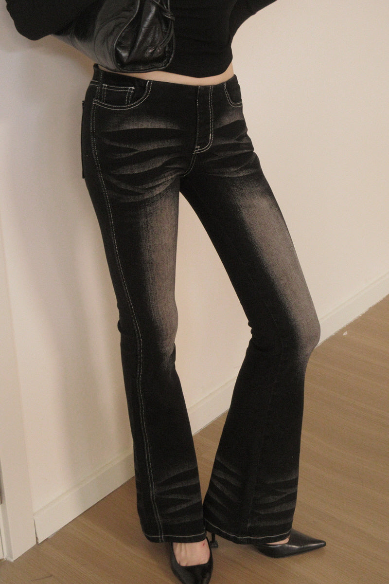 Shadow Fade Bootcut Jeans