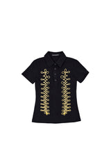 Military Trim Slim Polo Top