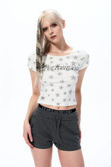 Silver Star Baby Tee