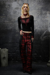 Rebel Plaid Patchwork Pants