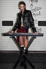 Anarchy Cut Plaid Mini Skirt
