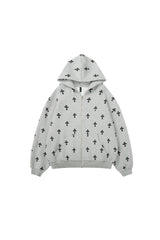 Cross All-Over Oversize Hoodie