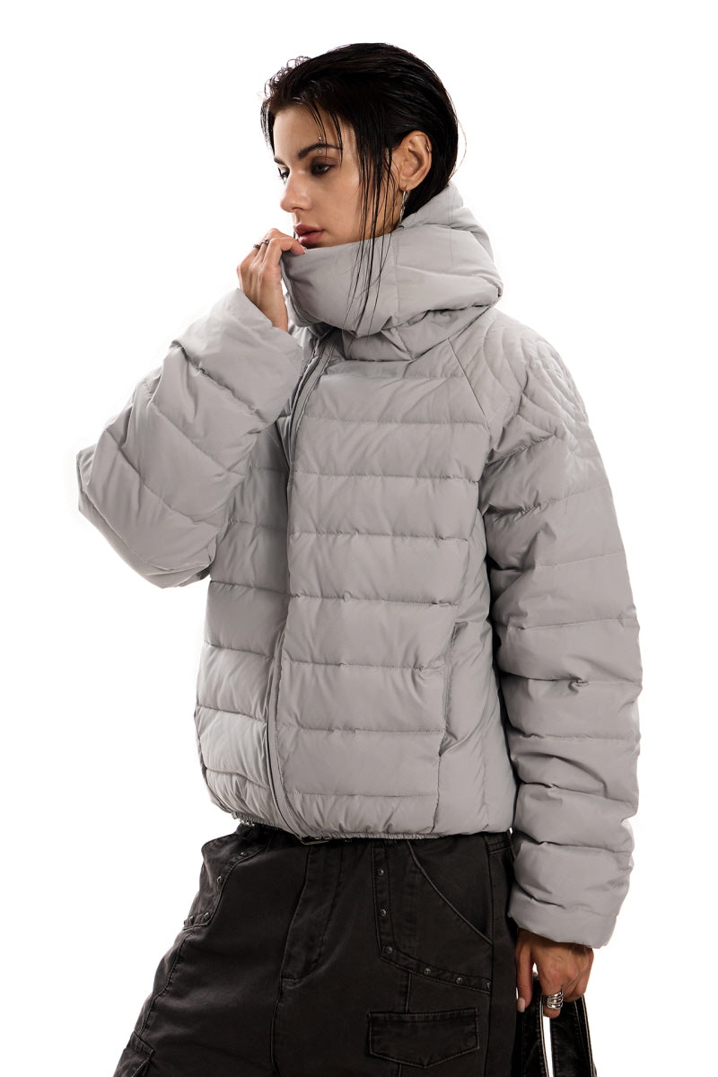 Urban Shield Padded Zip-Up Jacket - Gray