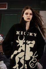 Urban Devil Jacquard Fleece Jacket