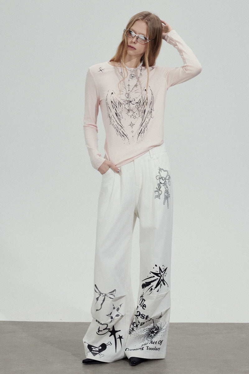 Street Sketch Wide Pants