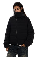 Urban Shield Padded Zip-Up Jacket - Black