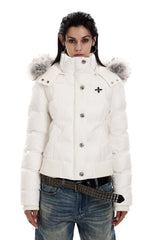 Frostbound Luxe Hooded Puffer Jacket