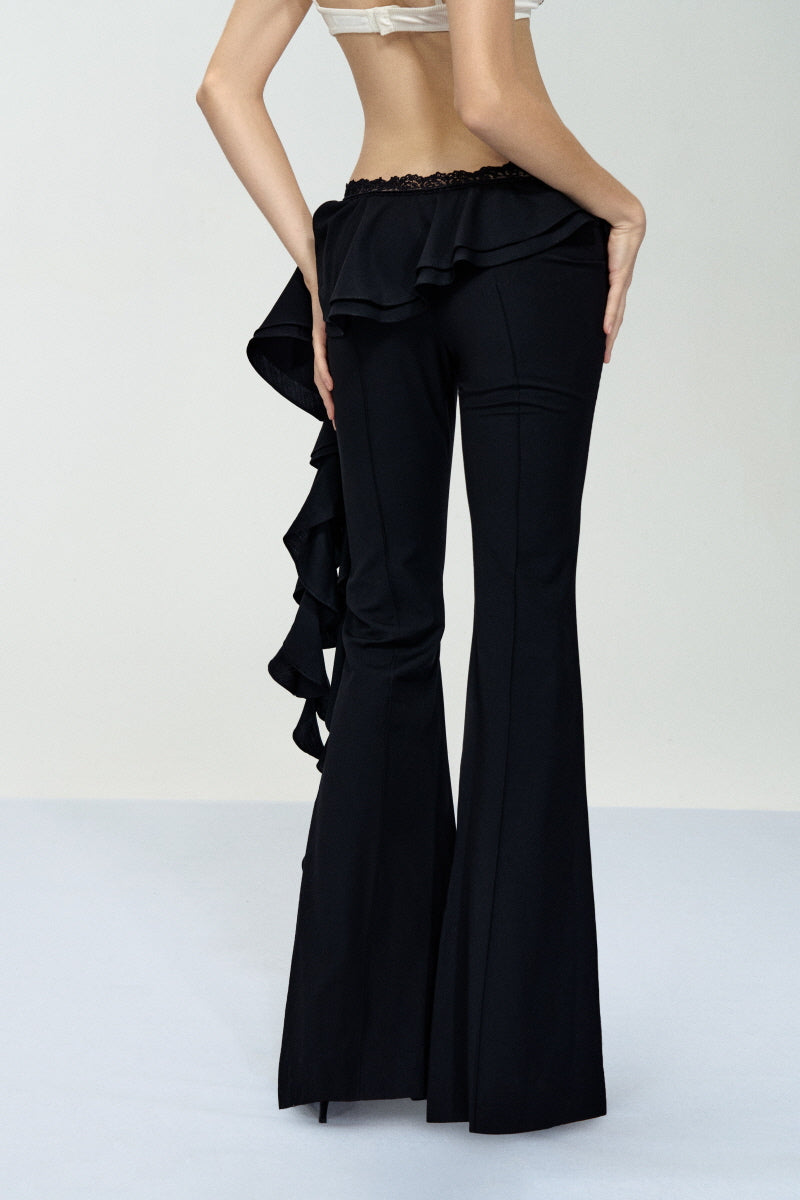 Velvet Riot Layered Flare Pants