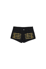 Military Trim Hot Pants