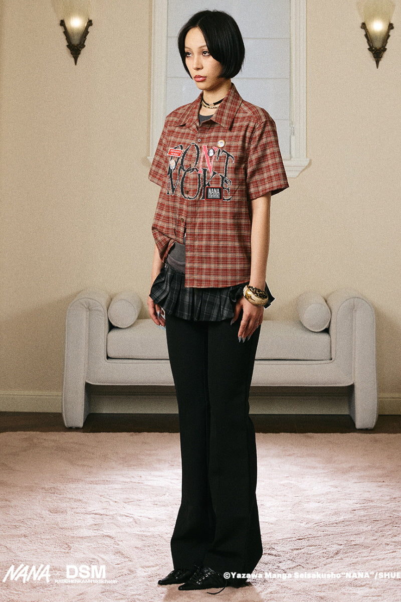 Rebel Plaid Graphic Shirt