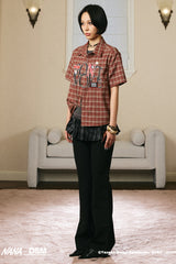 Rebel Plaid Graphic Shirt