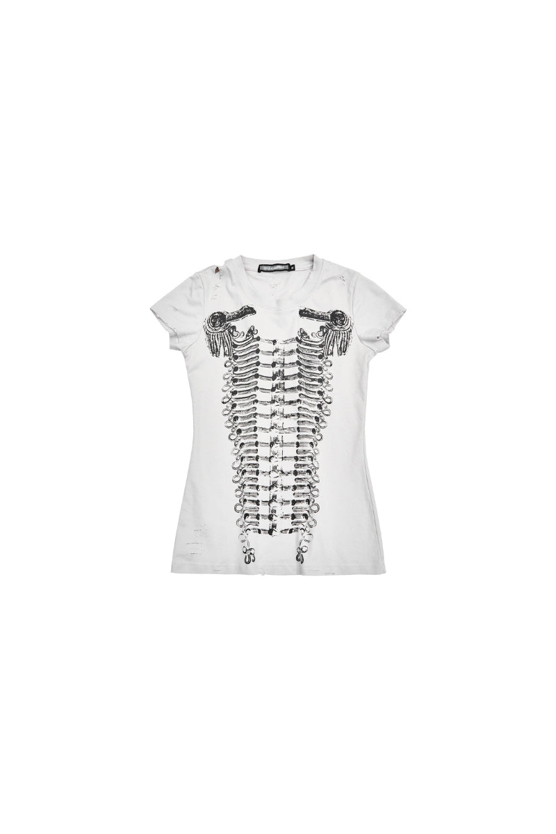 Corset Graphic Slim T-Shirt
