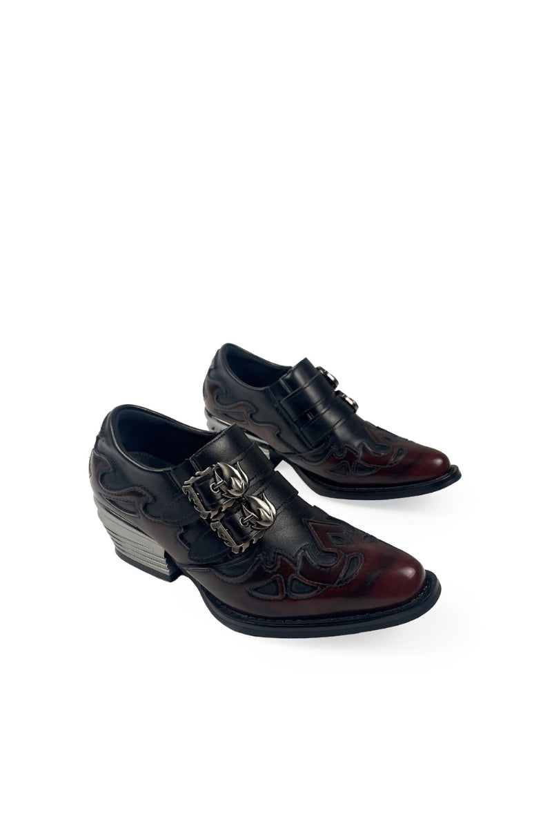 Crimson Reaper Buckle Loafers