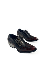Crimson Reaper Buckle Loafers
