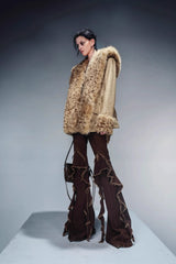 Plush Layered Luxe Shearling Jacket