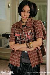 Rebel Plaid Graphic Shirt