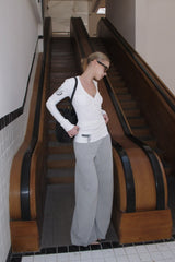 Silent Mark V Long Sleeve Top - White