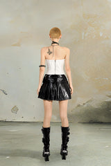 Sleek Authority Strapless Corset Top