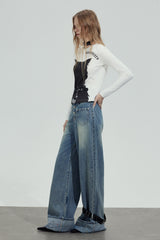 Rebel Belt Graphic Long Sleeve Top