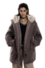 Frost Harbor Oversized Parka - Brown