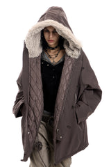 Frost Harbor Oversized Parka - Brown