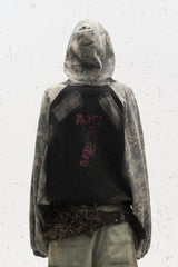 Graffiti Camo Hooded Zip Jacket