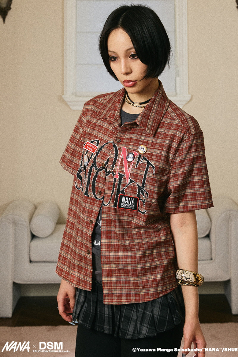 Rebel Plaid Graphic Shirt