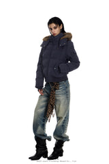 Urban Frost Faux-Fur Hooded Puffer Jacket