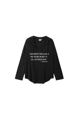 Loose Fit Graphic Hooded T-Shirt