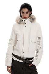 Fur-Trimmed Rebel Hooded Jacket