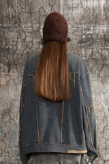 Frayed City Edge Denim Jacket