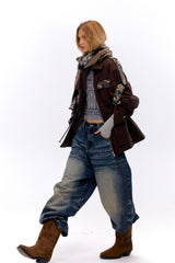 Urban Echo Vintage Distressed Denim Pants