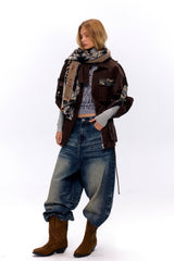 Urban Echo Vintage Distressed Denim Pants