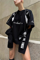 Detachable Velocity Graphic Jersey Top