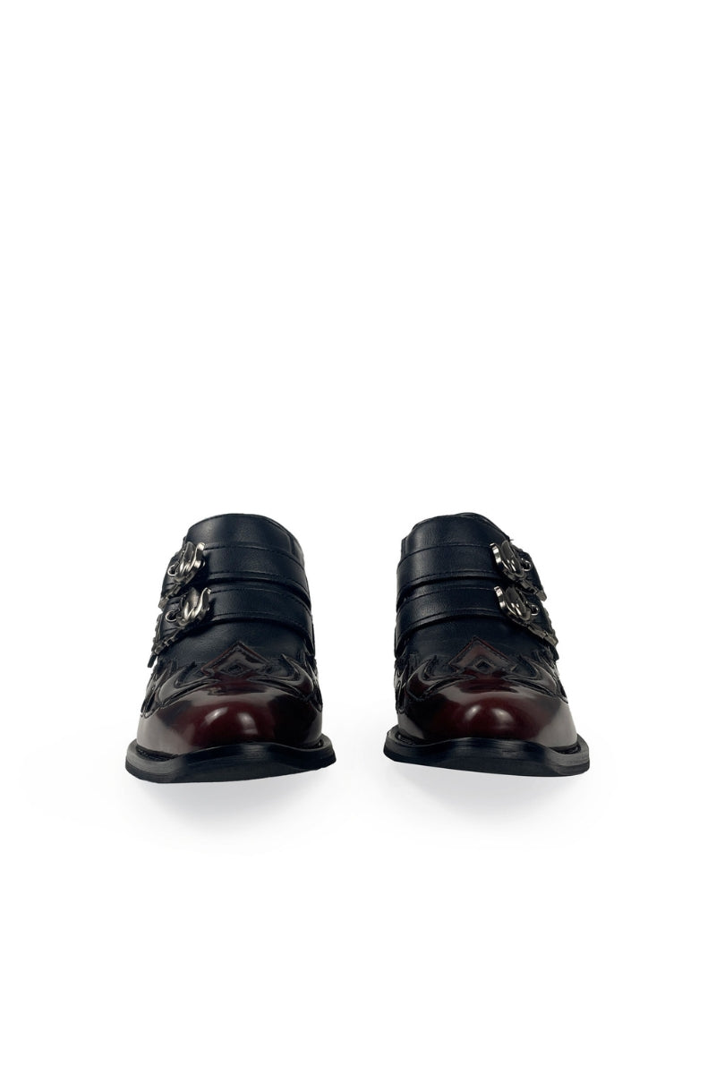Crimson Reaper Buckle Loafers